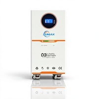 NOUVELLE Batterie de Stockage Solaire au Lithium LiFePO4 24V/48V 100AH 200AH 300AH 314AH 2.5-10kWh pour Systèmes Électriques Domestiques et de Camping-Cars Certifiée 6000