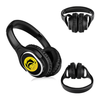 Casques de disco silencieux à 3 canaux RF998A avec 12 heures d'autonomie, casques sans fil pour fête