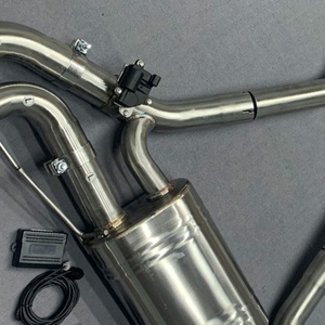 High Performance B58 Cat <b>Back</b> Valved Sport Exhaust System With Exhaust Muffler & Tips for BMW G20/G22 M340i/M440i B58 2019-2024 - Product Image 4