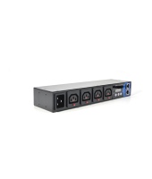 PDU intelligent 220V 10A avec verrouillage par bouton, C13, 4 prises, commutation à distance, tâches séquentielles, protection contre les surtensions, surveillance centralisée, personnalisable