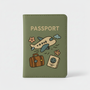 Funda para pasaporte de cuero PU con tacto suave - Product Image 1