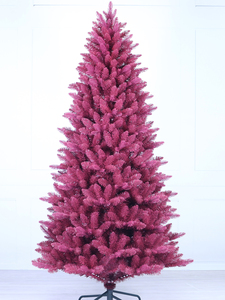 <span class=keywords><strong>Sapin</strong></span> de Noël <span class=keywords><strong>artificiel</strong></span> pré-éclairé Rose Red Aspen/Noble Fir 150cm/180cm/210cm/240cm Haute Qualité Écologique Fonctionnant sur Piles - Product Image 2