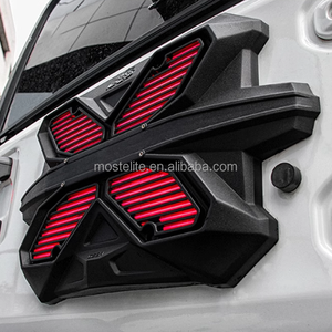 Decoración de la puerta trasera Durable OEM ABS Puerta trasera Placa de neumático de repuesto Panel de la puerta trasera para GWM Tank 300 Accesorios - Product Image 5