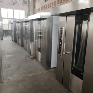 เตาอบลมร้อนแบบหมุน 64 ถาด รุ่น HZ-64 ยี่ห้อ Commercial Industrial Hongzhong |   เตาอบเบเกอรี่แบบฝังในตัว สแตนเลส ใช้แก๊ส/ไฟฟ้า/ดีเซล รุ่น HZ- - Product Image 4