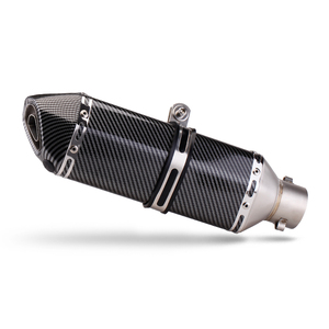 Silenciador de Escape para Motocicleta, Universal, 51mm, Accesorios de Competición, Tubo de Cola de 370mm con Db Killer para Pcx Nmax Z400 Z250 R3 <span class=keywords><strong>R6</strong></span> - Product Image 1
