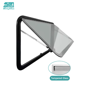Jda Bán Buôn Vòng Góc Mái Hiên Phong Cách Rv Cửa Sổ Bên Với Tùy Chỉnh Khung Bên Trong Cho Caravan Trailer Rv Xe Xe - Product Image 1