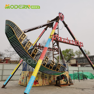 Modelo Moderno de Barco Pirata Personalizado, Equipo para Parque de Atracciones, Fibra de Vidrio y Acero, 16 Pasajeros, Todas las Edades - Product Image 4