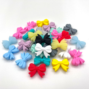 Hot Sale Cartoon <b>Teether</b> <b>Baby</b> Toy Food Grade Non-toxic Silicone Multi-colors <b>Baby</b> Teething Chew Bead Diy Pacifier Chain Beads - Product Image 3