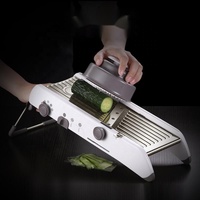 Mandoline manuelle S/S pour légumes, fruits, éplucheur de pommes de terre, hachoir manuel pour légumes