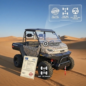 Kandi 4x4 AWD <b>Electric</b> <b>UTV</b> 10kW 15.36kWh Lithium Battery EPS Adult Utility Vehicle - Product Image 1