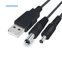 Ugreen — câble d'alimentation USB DC vers dc5,5 x 2.1, cordon de chargement pour lampe de Table, ventilateur, routeur