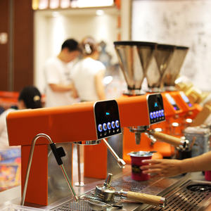 Cafetera Eléctrica Comercial de Alta Gama, Semiautomática, de Doble Grupo, con 2 Calderas de 11L+1L, Programable y Multifuncional para Hoteles - Product Image 3
