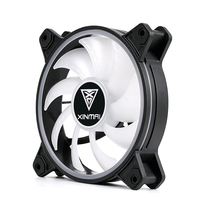 Ventilateur de refroidissement pour PC à flux d'air axial de qualité supérieure, ventilateur RGB pour boîtier d'ordinateur, ventilateur de refroidissement RGB pour jeux sur ordinateur de 120 mm