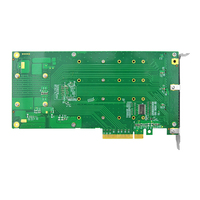 Adaptador de Expansión PCIe 3.0 X8 a 4 Puertos M.2 NVMe