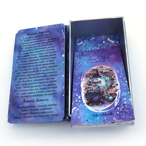 Специальная голографическая колода карт Таро из фольги со звездами и буклетом, захватывающая настольная игра - Product Image 4