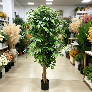 Life Like <b>Large</b> Faux Bonsai Tree Real Touch Artificial Ficus for Living Room Office Reception <b>Desk</b> Decoration - Product Image 3