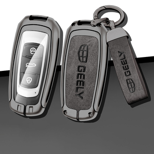 Housse de clé de voiture en alliage de Zinc pour Geely Atlas Boyue NL3 EX7 SUV GT GC9 Emgrand X7 Borui, accessoires de porte-clés - Product Image 1