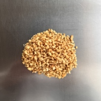 Flocons d'ail frit doré en gros, faible teneur en huile, croustillants, pour condiment de nouilles instantanées