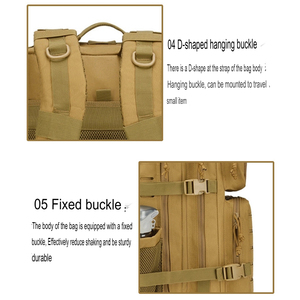 Mochila Táctica Unisex para Exteriores con Gran Capacidad, Diseño <span class=keywords><strong>de</strong></span> Camuflaje, Impermeable, para Senderismo y Uso Diario - Product Image 4