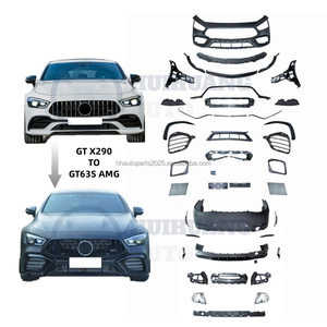 Kit carrosserie pour Mercedes Benz <span class=keywords><strong>GT</strong></span> Class W290/X290 <span class=keywords><strong>2018</strong></span> + Changer pour GT63 <span class=keywords><strong>AMG</strong></span> Facelift Car Bumpers Complete Auto Parts - Product Image 1