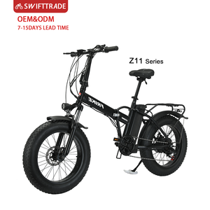 Bicicleta eléctrica de neumáticos gruesos, bicicleta de carretera eléctrica plegable, bicicleta de montaña con neumáticos gruesos de 20 pulgadas, ebike de montaña con motor de 350W, bicicleta de Cross para adultos - Product Image 1