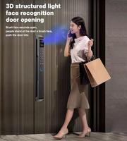 Aiendi Tuya App impermeable RFID Smart Lock aleación de aluminio lector de tarjetas de huellas dactilares para madera desbloquea mecánicamente Laptop Smart Key