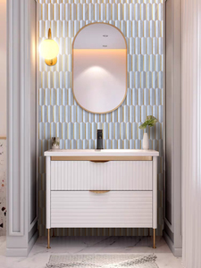 Özelleştirilmiş tüyleri şekil gri ve beyaz mermer altın Metal karışık at su jeti mozaik tüy fayans Backsplash - Product Image 5