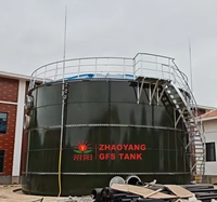 Réservoir d'eau modulaire boulonné pour la lutte contre l'incendie