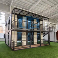 Maison conteneur préfabriquée pliable et extensible de 40 pieds, cabine modulaire pour salon et bureau, petite maison mobile
