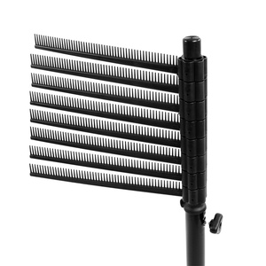 Soporte de exhibición y almacenamiento de acero inoxidable para pelucas, extensiones de cabello y trenzas para salón - Product Image 4