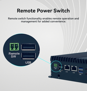 Mini PC điện năng thấp không quạt <span class=keywords><strong>Intel</strong></span> <span class=keywords><strong>Skylake</strong></span> Core i5 6200U 6300U xách tay Máy tính công nghiệp Win10 wind11 Linux Dual Lan Mini PC - Product Image 4