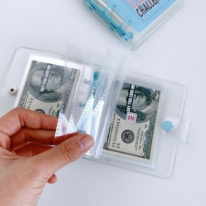 Otros juguetes educativos: Diario de seguimiento personalizado, mini carpeta de presupuesto, libro de desafío de ahorro de dinero en efectivo de 100 días y 52 semanas con sobres - Product Image 5
