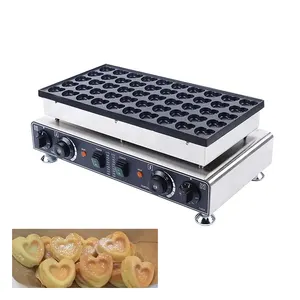 Hoge Kwaliteit Nederlandse Pannenkoek Machine Commerciële Elektrische Muffin Maken Machine 50 Houdt Mini Hartvormige Poffertjes Machine