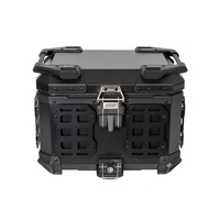 Box Bagasi Motor Anti Guncangan Grosir Pabrik 45L 55L Aluminium Hitam