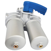 Nouvelle garantie de qualité JUNWAVE Filtre à huile hydraulique duplex industriel Filtration des particules Garantie 1 an