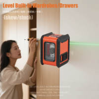 Niveau laser croisé mini à faisceau vert pour la rénovation de la maison