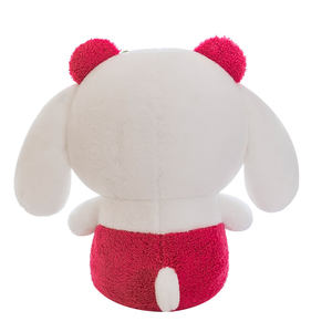 Fabricante personalizado conejo fresa peluche 25/35/50/65/80cm suave relleno PP algodón lindo al por mayor juguetes de peluche OPP bolsa de embalaje - Product Image 5