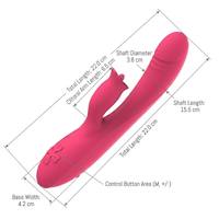 7 modes de vibration, stimulation du clitoris et du point G, stimulateur double lapin, étanche IPX5, chargement magnétique