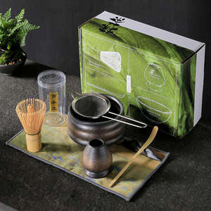 Juego de Matcha de Cerámica de Alta Calidad de 7 Piezas, Colorido, con Logotipo Personalizado, Cien Estilos, Tazón de Matcha Vertical, Juego de Herramientas para Té Matcha - Product Image 3