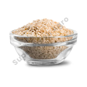 Graines de sésame blanches saines, riches en antioxydants et vitamines, parfaites pour soutenir une alimentation équilibrée et un mode de vie actif - Product Image 1