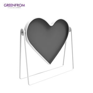 Thiết kế sáng tạo hình trái tim màu sắc tùy chỉnh vật liệu kim loại Tabletop Gương trang điểm cho phòng ngủ cloakroom - Product Image 2