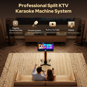 InAndOn KV-V5 4TB Machine 21.5 Inch Touch Screen Home KTV Player WiFi Cloud Song System OEM ODM Professional Source Play - Product Image 3