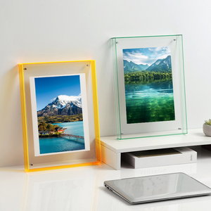 Cadre <span class=keywords><strong>Photo</strong></span> couleur cadre <span class=keywords><strong>Photo</strong></span> acrylique cadre <span class=keywords><strong>Photo</strong></span> flottant vibrant pour galerie décoration de bureau à domicile - Product Image 5