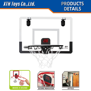 Regali giocattolo Mini canestro da basket Indoor con segnapunti elettronico canestro da basket con 2 Mini ball tabellone robusto per bambini - Product Image 3