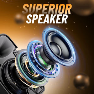 SING-E Zqs1328s Mini Enceinte Bluetooth Sans Fil, Lot Spécial Usine, pour Fêtes à Domicile, Scène, Ordinateur, avec LED RGB, USB, FM - Product Image 2