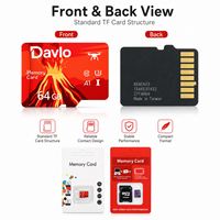 Carte mémoire plastique haute vitesse 128 Go pour caméra embarquée XH, enregistrement en boucle