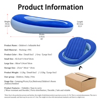Vente en gros Matelas portable personnalisé Lit de voyage gonflable pour tout-petits Lits gonflables pour bébé Lit gonflable pour tout-petits et enfants avec sécurité