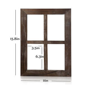Porte-dents en scie artisanal, cadre en bois, pratique à la main, pour fenêtre de style vieux <span class=keywords><strong>pays</strong></span>, nouveauté - Product Image 3