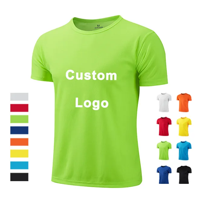 Sublimation Blanks Tshirts Plain 100% Polyester Designer T Shirt Sport Dry Fit Tee T Shirt Custom T Shirt Printing Blank T-shirt