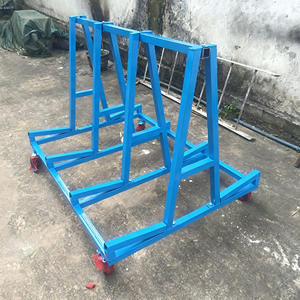Heavy Duty Foldable Four-Wheel Cargo <b>Cart</b> 120x75cm Cold <b>Rolled</b> Steel Deck 1500kg Capacity 8" Shock Absorbent Removable Side - Product Image 6